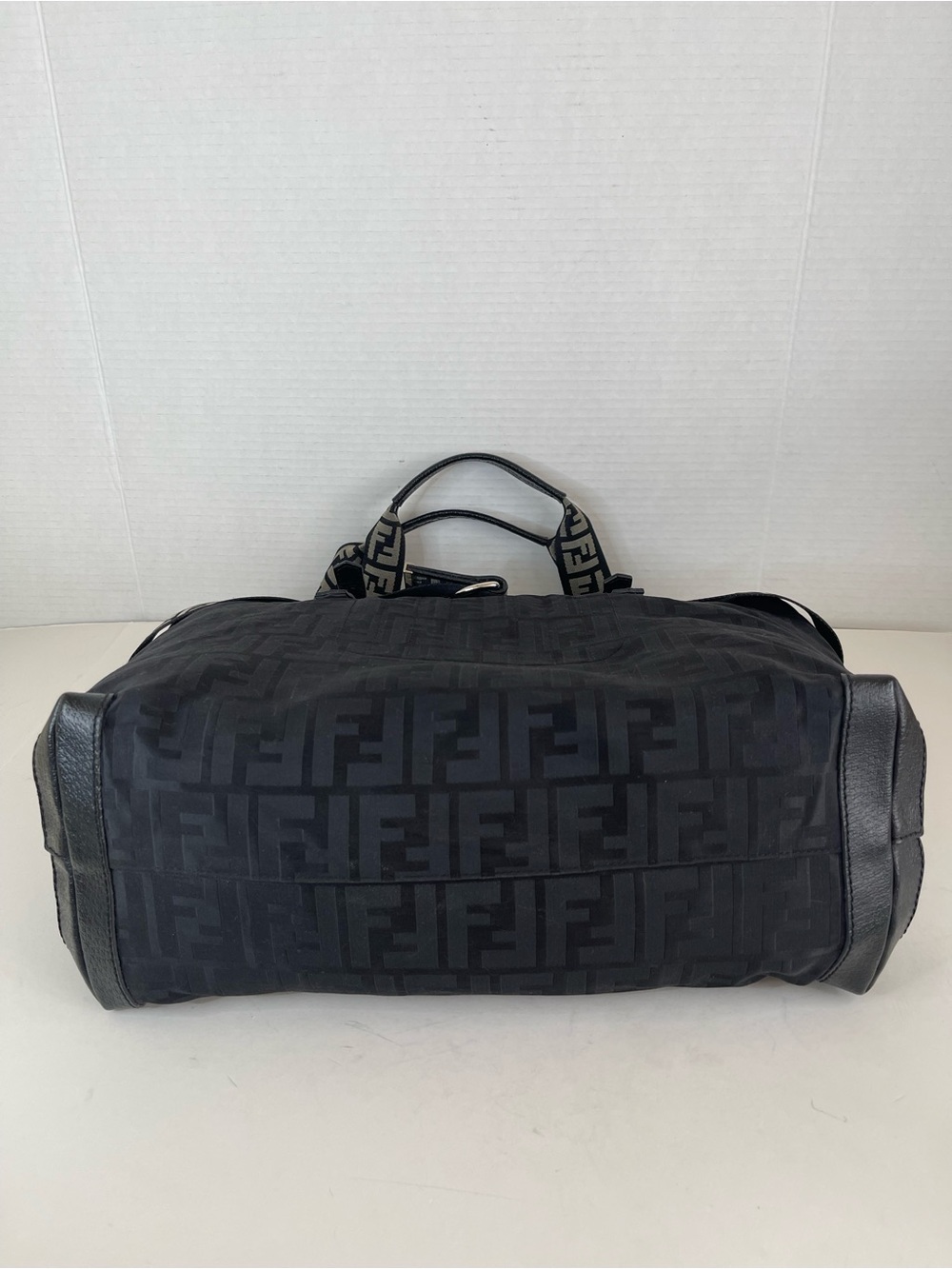 Fendi black Zucca nylon tote bag - Picture 6 of 15